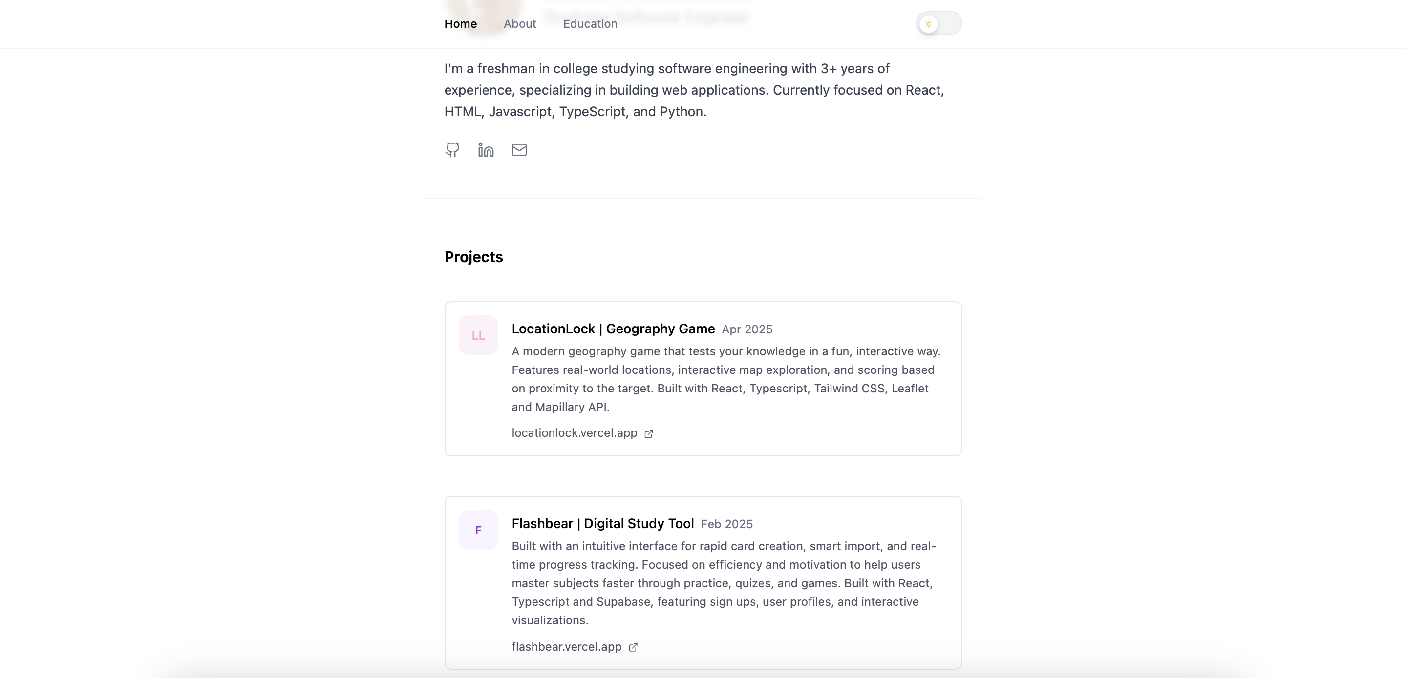 Landing page example 3
