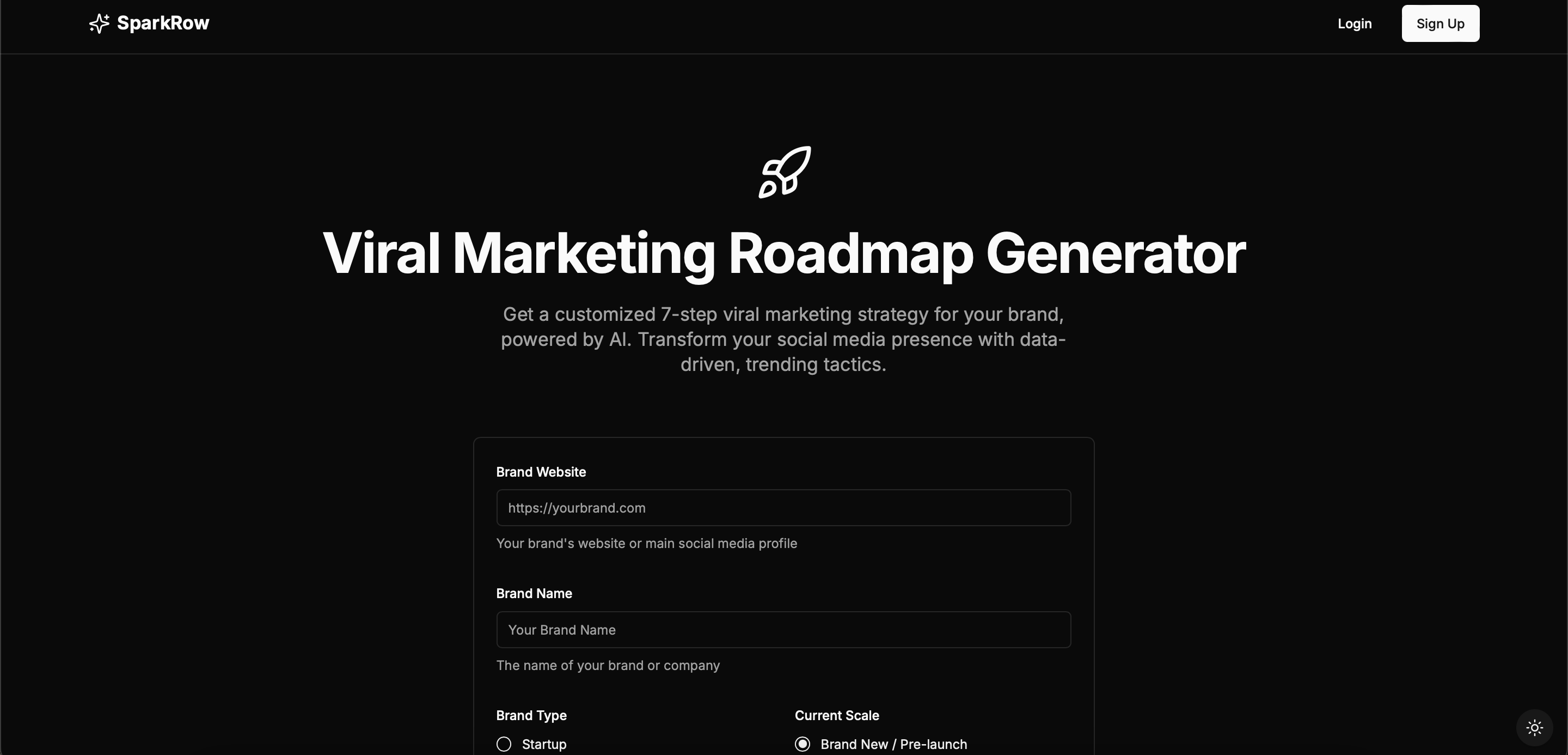 Landing page example 2